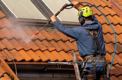 Démoussage et hydrofuge de toiture à Champguyon